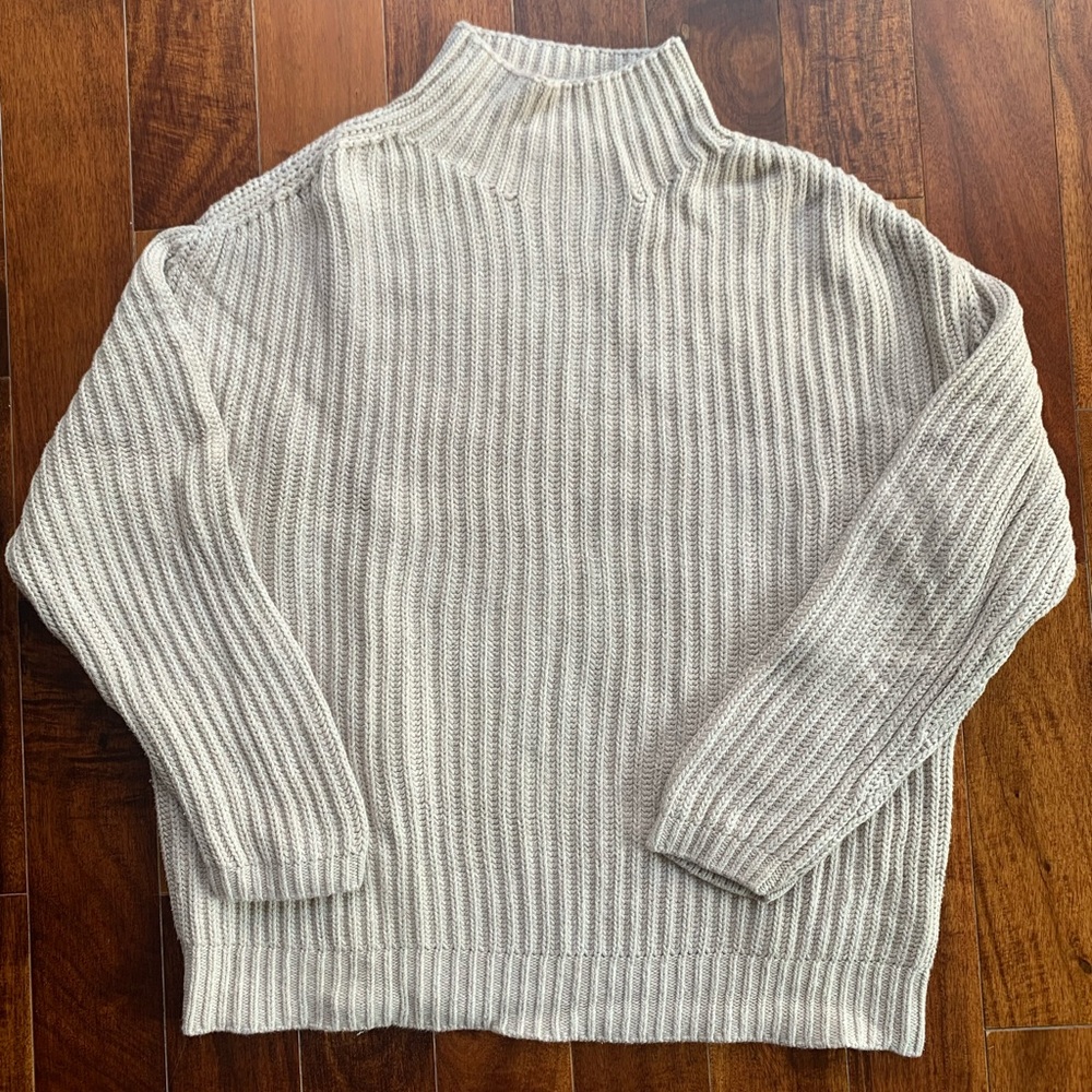 Gap Women’s L Mock-Neck Sweater (100% Cotton)